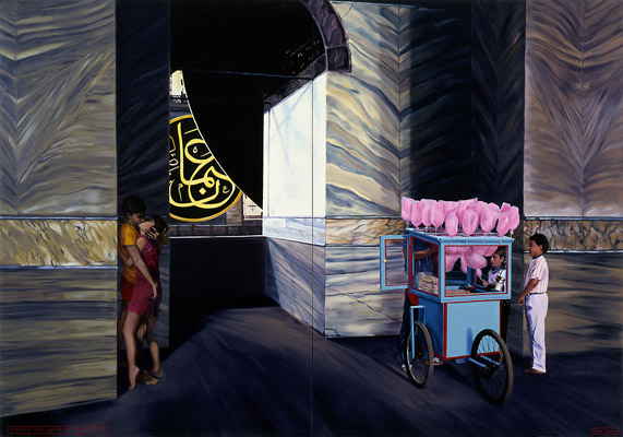 1985-03 passion & candy in Haghia Sophia 305x213 cm