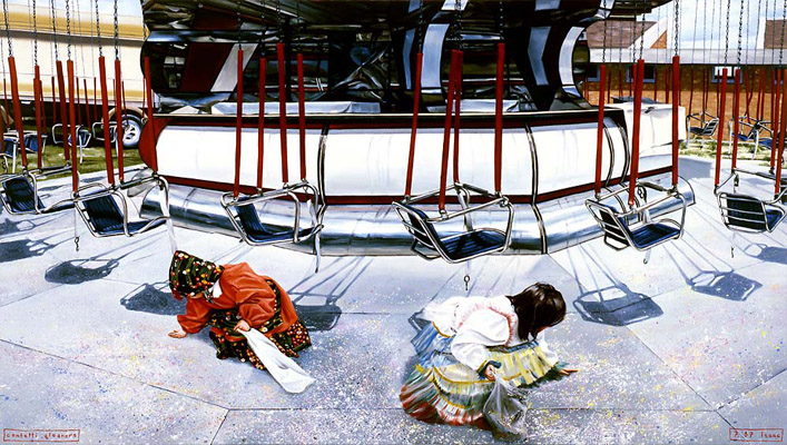 1987-07 confetti gleaners 180x100cm