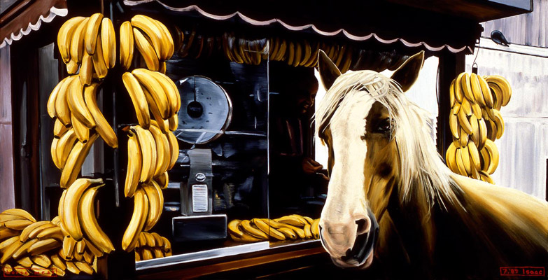 1989-07 horse meat 120x60cm