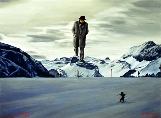 1994-06 man in the mountainsi 60x80cm